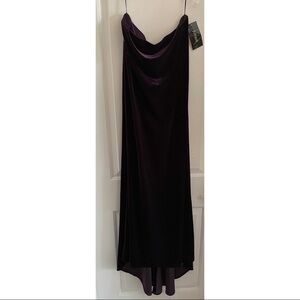 Jovani Maxi Skirt Velvet